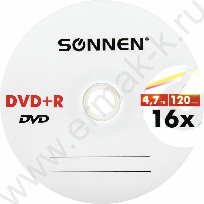 Матрица DVD+R 4.7Gb 16x (Cake Box по 25) | Фото 4