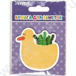 Бумага д/записей  70*70мм /20л, 80г/м², "Jolly Animals" ассорти дизайнов, с липким краем | Фото 3