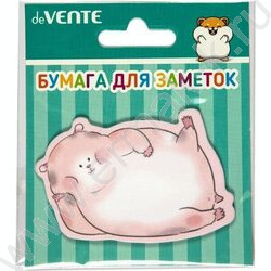 Бумага д/записей  70*50мм /20л, 80г/м², "Lying Animals" ассорти дизайнов, с липким краем | Фото 2