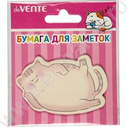 Бумага д/записей  70*50мм /20л, 80г/м², "Lying Animals" ассорти дизайнов, с липким краем | Фото 3