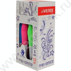 Корректор шариковый  3мл "School" трубчатая система подачи, укрывистая, для тетрадей /ассорти | Фото 2