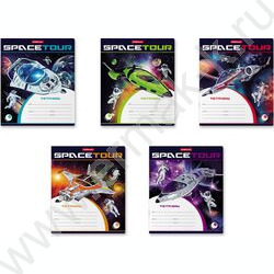 Тетрадь  12л линейка "Space Tour" /ассорти | Фото 1