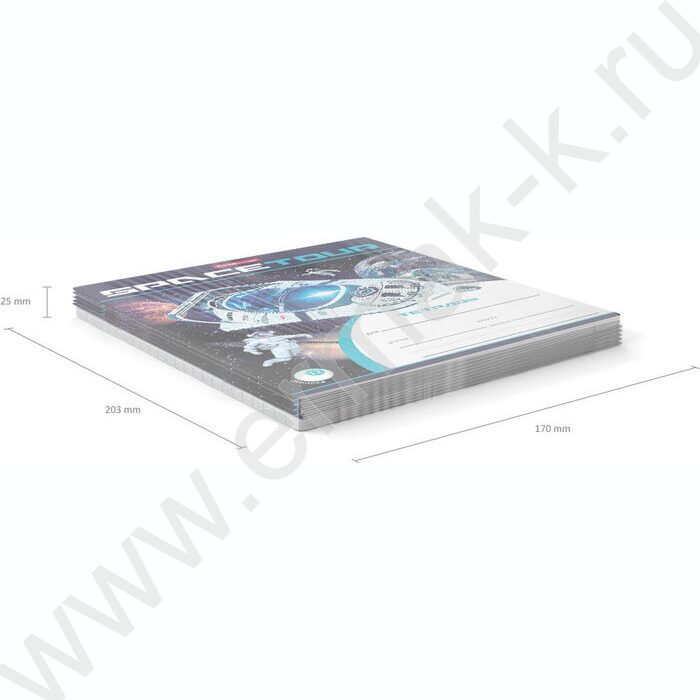 Тетрадь  12л линейка "Space Tour" /ассорти | Фото 9