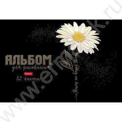 Альбом д/рисования 32л "Бал цветов" /мат.ламин. 3D фольга/ ассорти | Фото 4