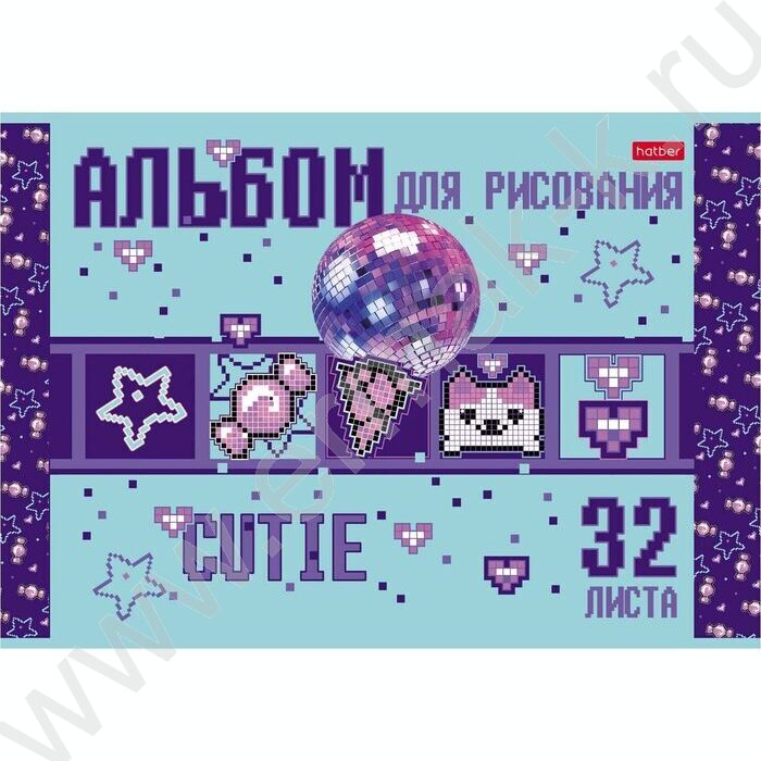 Альбом д/рисования 32л "Мои волшебные миры" /металлизиров. картон, выб лак/ ассорти | Фото 3