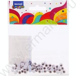 Глазки подвижные №19 80шт d-6мм | Фото 2