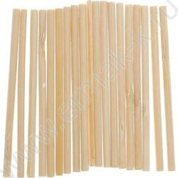 Деревянные палочки круглые  8см d 3,5мм 100шт | Фото 1