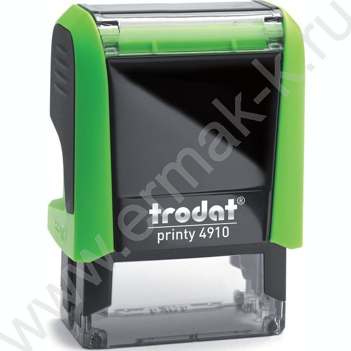 Оснастка автомат для штампа 26*9мм,пластик /зеленое яблоко | Фото 1