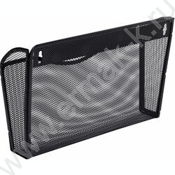 Лоток настенный сетчатый (метал) черный, А4, "Germanium" /комплект 3штуки | Фото 2