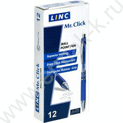 Ручка шар авт Mr. Click синяя 0,7мм /трехгранный корпус /резин.держатель | Фото 6