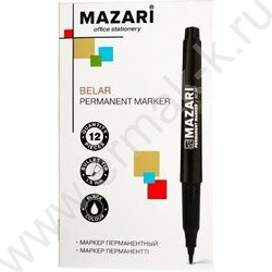 Маркер перм. /черный/ 1,5мм круг Belar | Фото 3