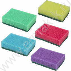 Губка для мытья посуды "MAXI" /2,7*9,6*6,4см   5шт/уп | Фото 3