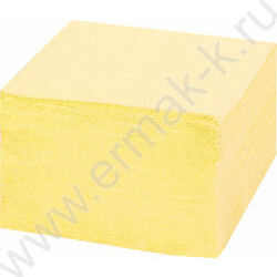Салфетки 100шт 24*24см жёлтые (пастельный цвет) | Фото 3