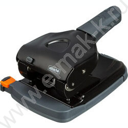 Дырокол 65л метал /линейка/ черный | Фото 1