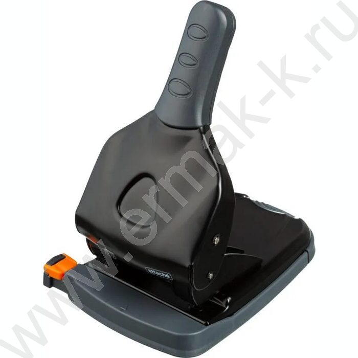 Дырокол 65л метал /линейка/ черный | Фото 2