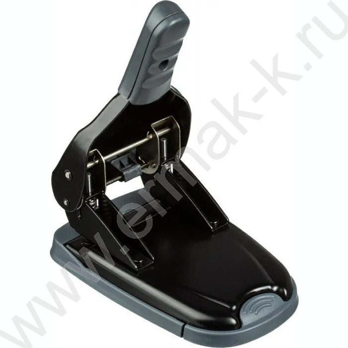 Дырокол 65л метал /линейка/ черный | Фото 4