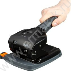 Дырокол 65л метал /линейка/ черный | Фото 9