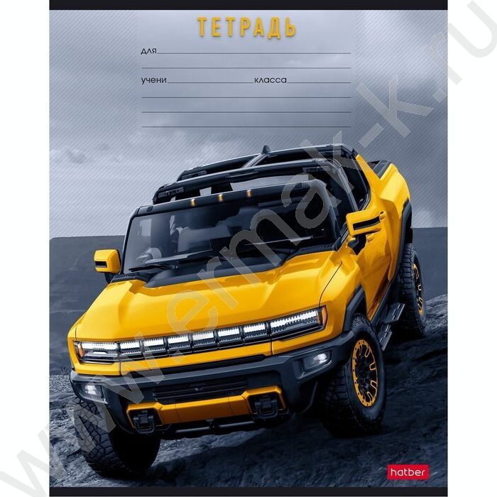 Тетрадь  12л клетка "В мире авто" 5видов | Фото 2