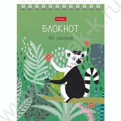 Блокнот  40л А6 спираль "Джунгли" ассорти | Фото 2
