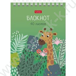 Блокнот  40л А6 спираль "Джунгли" ассорти | Фото 3