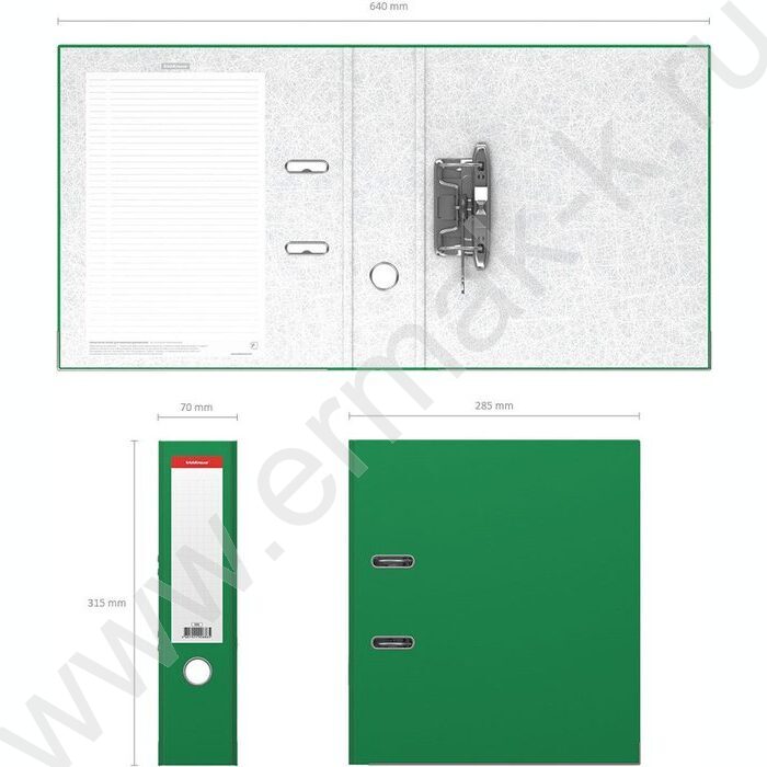Файл 70мм Стандарт разборный зелёный | Фото 4