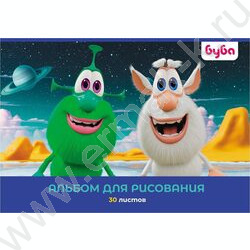 Альбом д/рисования 30л "Буба" ассорти | Фото 3