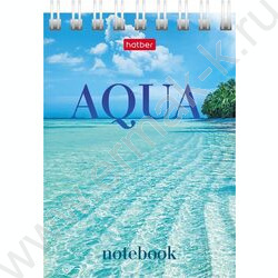 Блокнот  60л А7 спираль "AQUA" | Фото 3