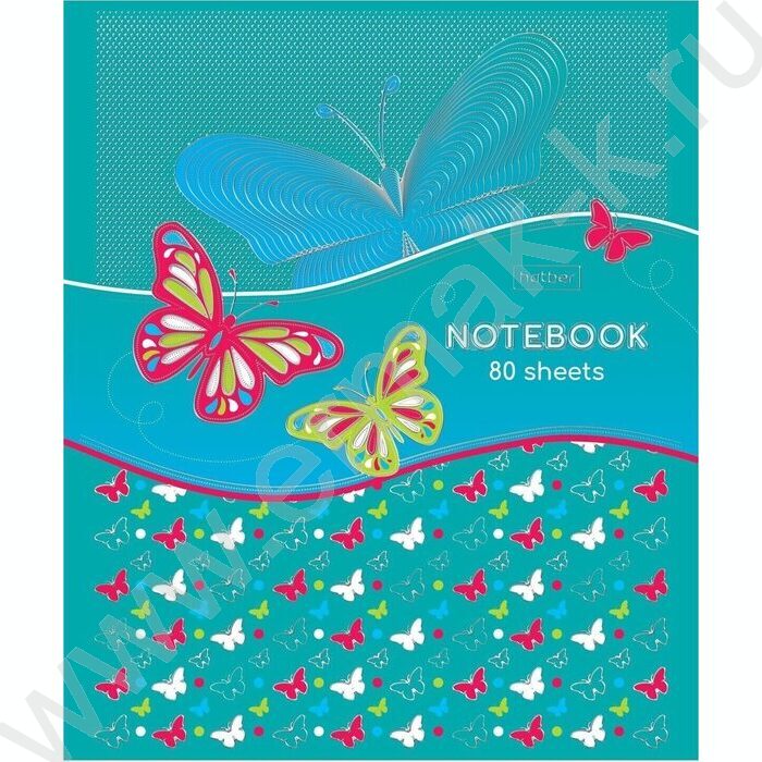Тетрадь  80л клетка "Яркая фантазия" /мат. ламин.3D фольга/ ассорти | Фото 5