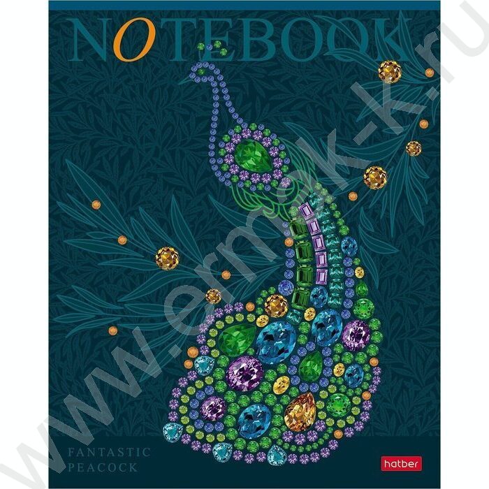 Тетрадь  96л клетка "Fantastic animals" /3D лак/мат.лам./ 5видов | Фото 1