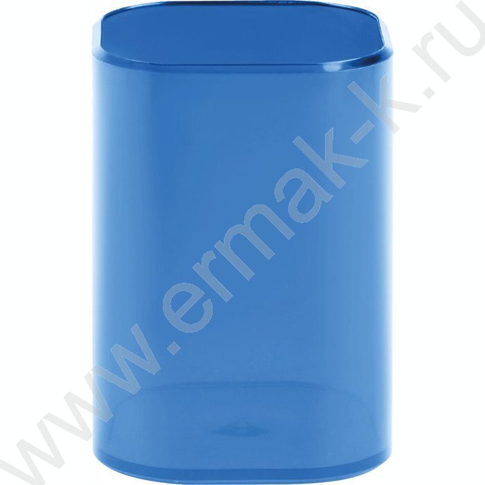 Стакан офисный квадратный "Фаворит" /тонированный синий | Фото 2