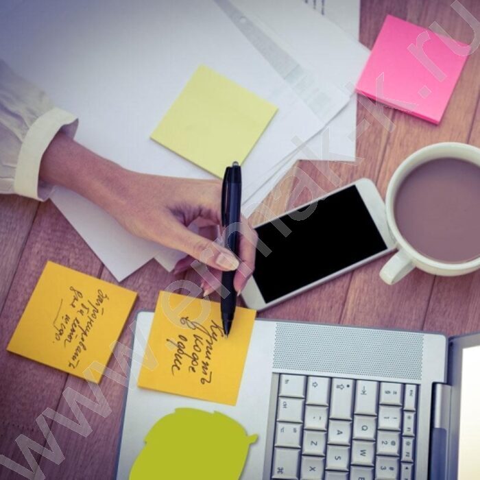 Бумага д/записей  76*76мм /100л, 62г/м², жёлтая с липким краем "Bright colours" | Фото 3