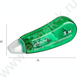 Корректирующая лента 5мм* 3м mini '927  /зеленый | Фото 4
