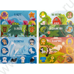 Лото с деревянными фишками Baby Toys "Кто где живет?" | Фото 5