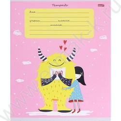 Тетрадь  12л клетка "Микс для девочек" 5видов | Фото 4