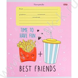 Тетрадь  12л клетка "Микс для девочек" 5видов | Фото 5