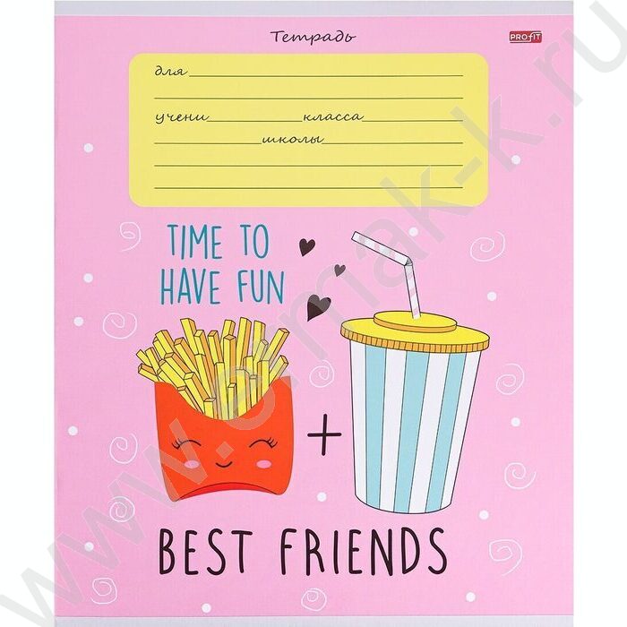 Тетрадь  12л клетка "Микс для девочек" 5видов | Фото 5