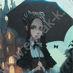 Дневничок д/девочек А6 80л "Wednesday black" тв.обл./блёстки/ | Фото 8