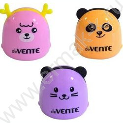 Точилка 1отв. пластик/с контейнером/ Cuties /в форме оленя, панды и кота /ассорти | Фото 1