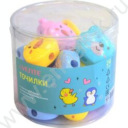 Точилка 1отв. пластик/с контейнером/ Lucky duck /в форме утенка /ассорти | Фото 2