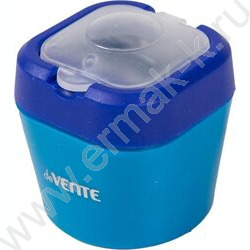 Точилка 2отв. пластик/с контейнером/ School /45*48мм, ассорти | Фото 2