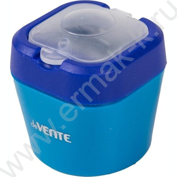 Точилка 2отв. пластик/с контейнером/ School /45*48мм, ассорти | Фото 2