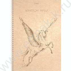 Тетрадь  80л А4 клетка/спираль "Золотой пегас" /мат.ламин. 3D фольга/ ассорти | Фото 4