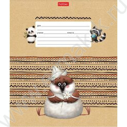 Тетрадь  12л в две линии с част.наклонными с доп.горизонт "Зоозаврики" ассорти | Фото 2