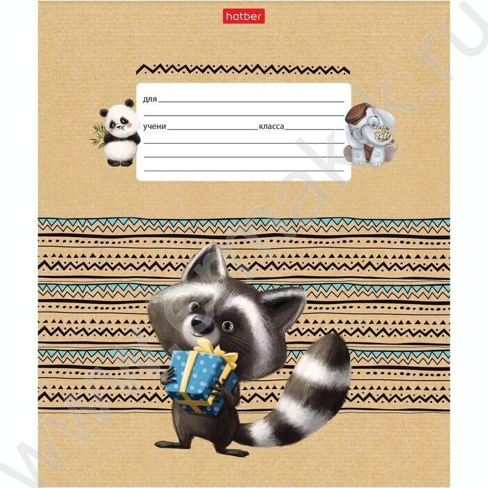 Тетрадь  12л в две линии с част.наклонными с доп.горизонт "Зоозаврики" ассорти | Фото 4