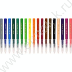 Фломастеры  18цв  Каляка-Маляка /кисточки /легкосмываемые /корпус круглый /блистер | Фото 2