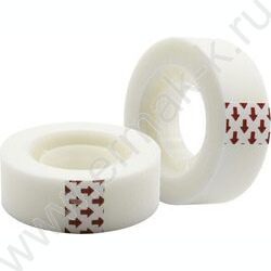 Скотч 18*20 прозр. 40мкм. /удаляемая /матовая /пластиковая втулка | Фото 1