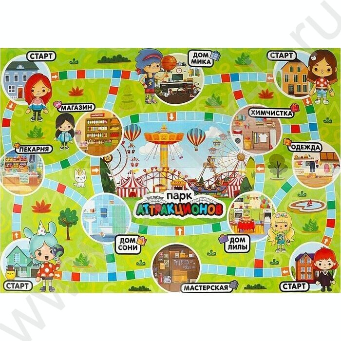 Игра-ходилка "Приключения в стиле Toca Life" | Фото 4
