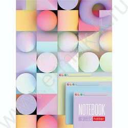 Зап. книжка  80л А6 тв.обл. "Multicolor" глянец/клетка | Фото 1