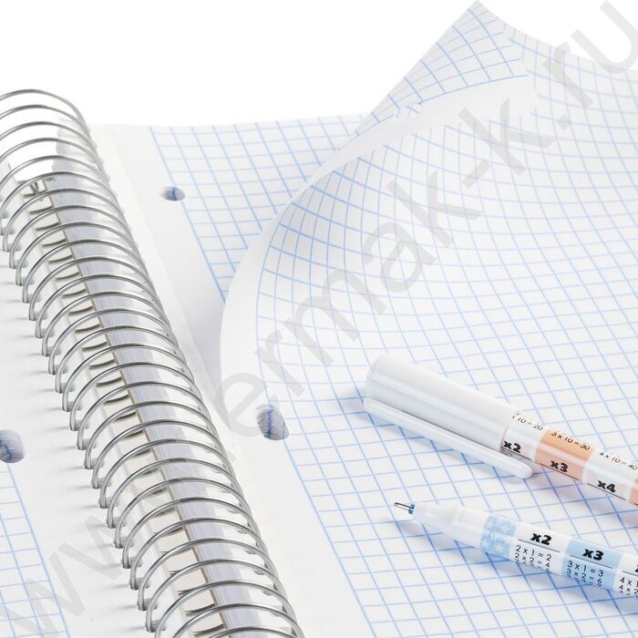 Тетрадь 160л А4 клетка/спираль/тв.обл. "Floral collection" /многоуров.перфорация | Фото 3