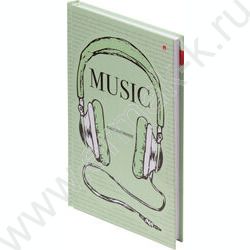 Ежедневник н/дат А5 Loud Music глянец/клетка | Фото 2